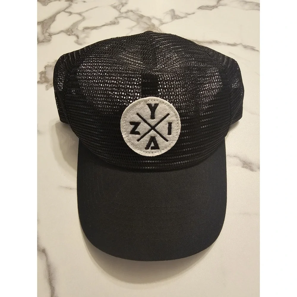 ZYIA Womens Active‎ Mesh Hat Ball Cap Patch Adjustable Snapback NWOT